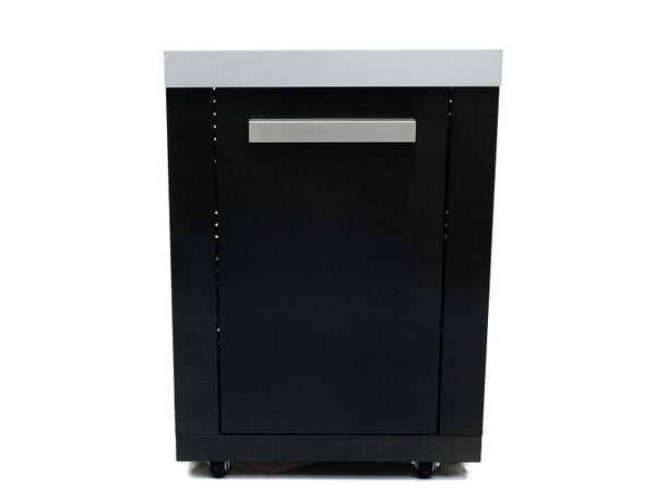 Mont Alpi Outdoor Rated Black Stainless Steel Cabinet Module