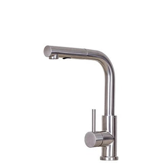 E-Stainless Kitchen: Single Handle w/ Pull Down Spray