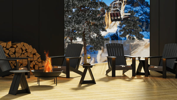 Wrmth Modern Carbon Muskoka Chair