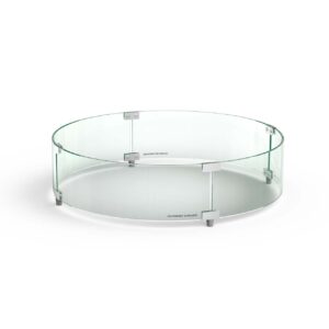 Round glass wind guard