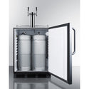 Summit 24 Inch Outdoor ADA Kegerator with Solid Door