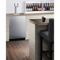Summit 24 Inch Outdoor ADA  Kegerator with Solid Door