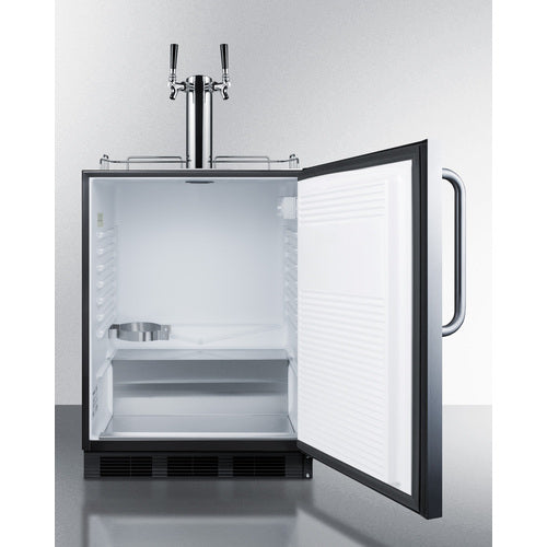 Summit 24 Inch Outdoor ADA  Kegerator with Solid Door