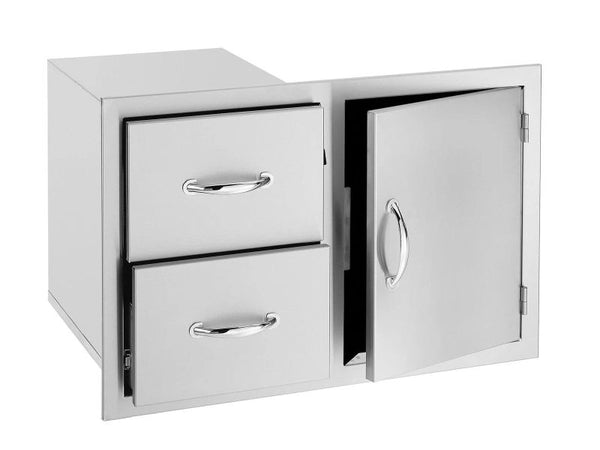 American Made Grills 2 Drawer and Access Door Combo