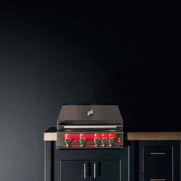 TrueFlame 40 Inch 5 Burner Gas Grill with Cart