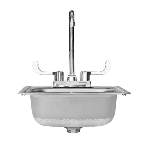 TrueFlame 15x15 Inch Drop-in Sink