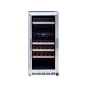 TrueFlame 15" Outdoor Rated Dual Zone Wine Cooler