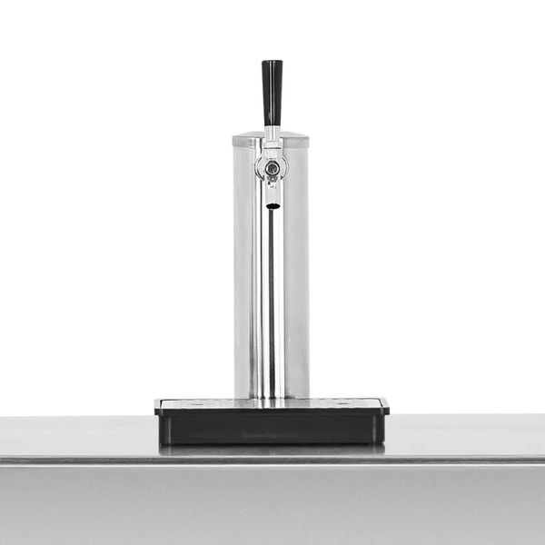 TrueFlame 24 Inch Outdoor Kegerator with Solid Door and Lock