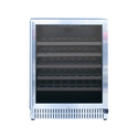 TrueFlame 24 Inch Outdoor Wine Cooler with Glass Door and Lock