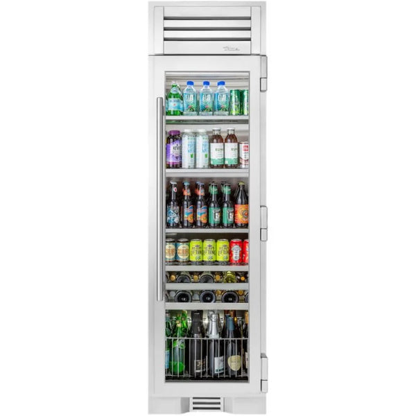 True 24 Inch Indoor Refrigerator with Glass Door