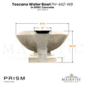 Prism Hardscapes Toscana Water Bowl