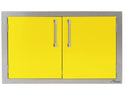 Alfresco 30 Inch Double Access Doors-traffic Yellow