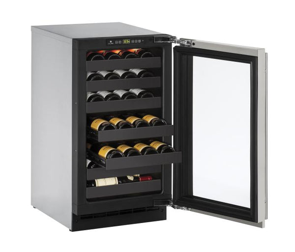 U-Line Wine Captain 18" Reversible Hinge Stainless Frame 115v