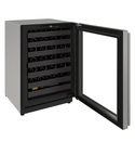 U-Line Wine Captain 24" Reversible Hinge Stainless Frame 115v