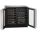 U-Line Wine Captain 36" Dual Zone Stainless Frame 115v