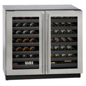 U-Line Wine Captain 36" Dual Zone Stainless Frame 115v