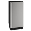 U-Line Ice Maker 15" Reversible Hinge Stainless Solid 115v