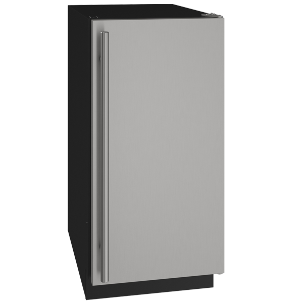 U-Line Nugget Ice 15” Reversible Hinge Stainless Solid 115v
