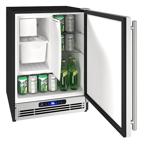 U-Line Combo Frost Free 21" Reversible Hinge Stainless Solid 115v