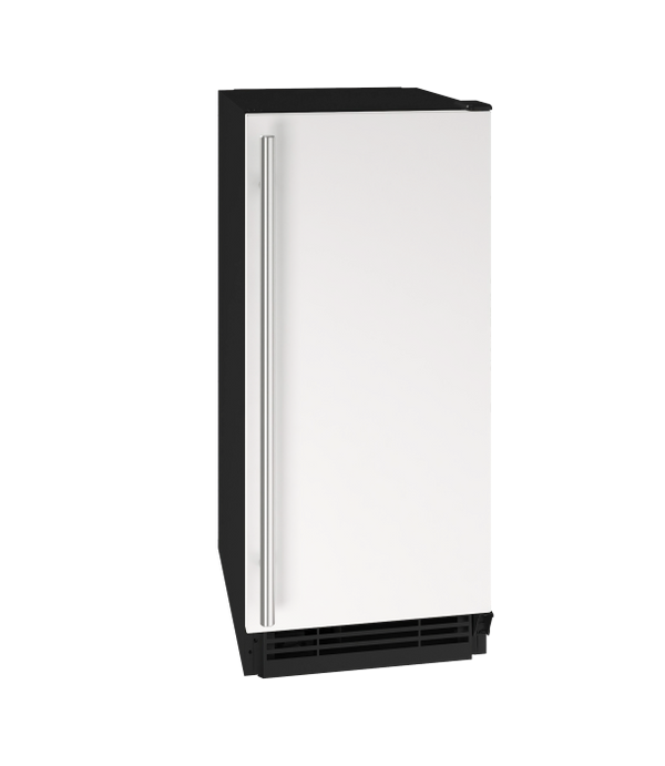U-Line Ice Maker 15" Reversible Hinge White Solid 115v