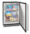 U-Line Convertible Freezer 24" Reversible Hinge Stainless Solid 115v