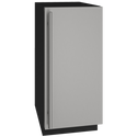 U-Line Nugget Ice 15” Reversible Hinge Stainless Solid 115v