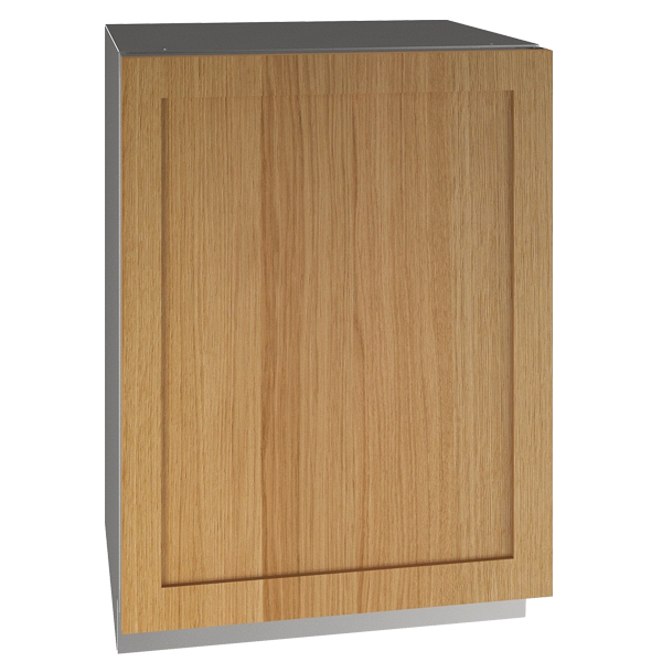 U-Line Solid Refrigerator 24" Reversible Hinge Integrated Solid 115v