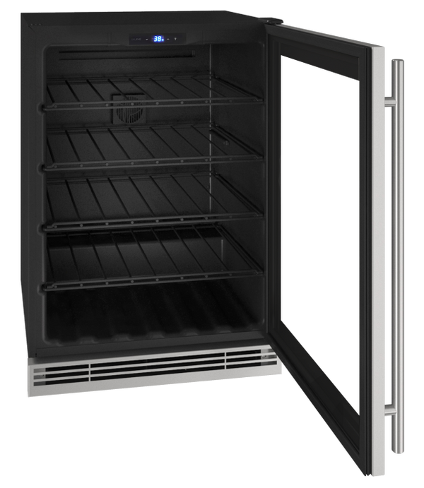 U-Line Wine Captain 24" Reversible Hinge Stainless Frame 115v