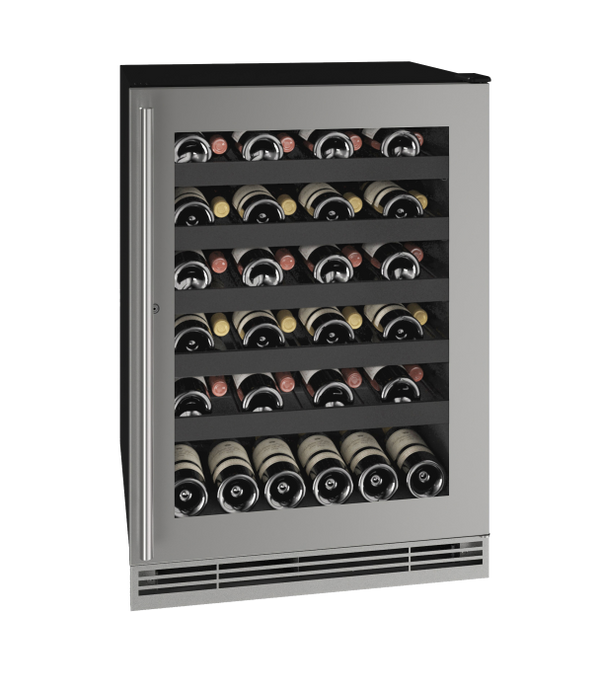U-Line Wine Captain 24" Lock Reversible Hinge Stainless Frame 115v