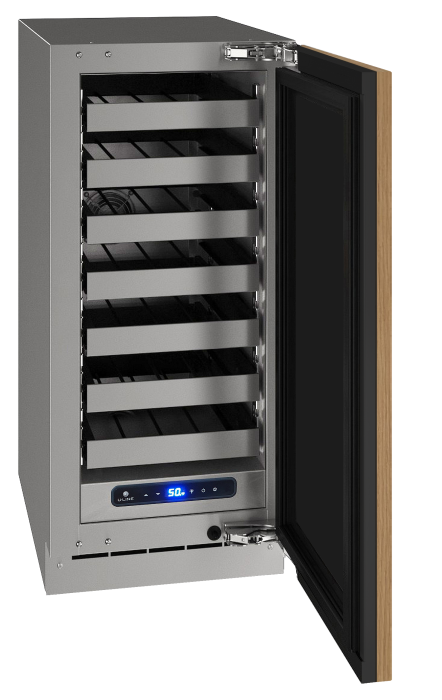 U-Line Wine Captain 15" Reversible Hinge Integrated Solid 115v