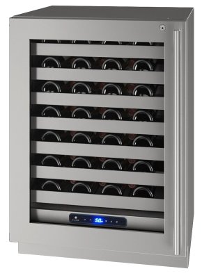 U-Line Wine Captain 24" Lock Left Hinge Stainless Frame 115v
