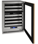 U-Line Wine Captain 24" Dual Zone Reversible Hinge Integrated Frame 115v