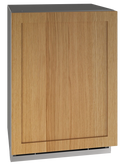 U-Line 24 Inch Indoor Wine Cooler with Panel Ready Solid Door