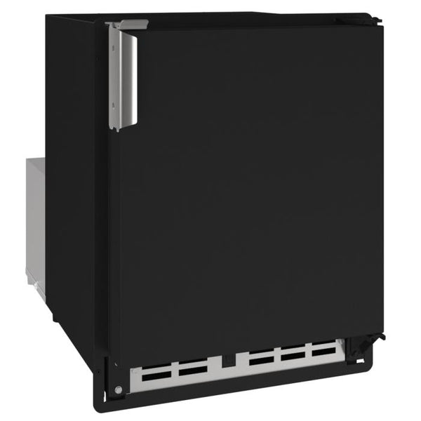 U-Line Marine Ice Flange To Cabinet 14" Reversible Hinge Black Solid 115v