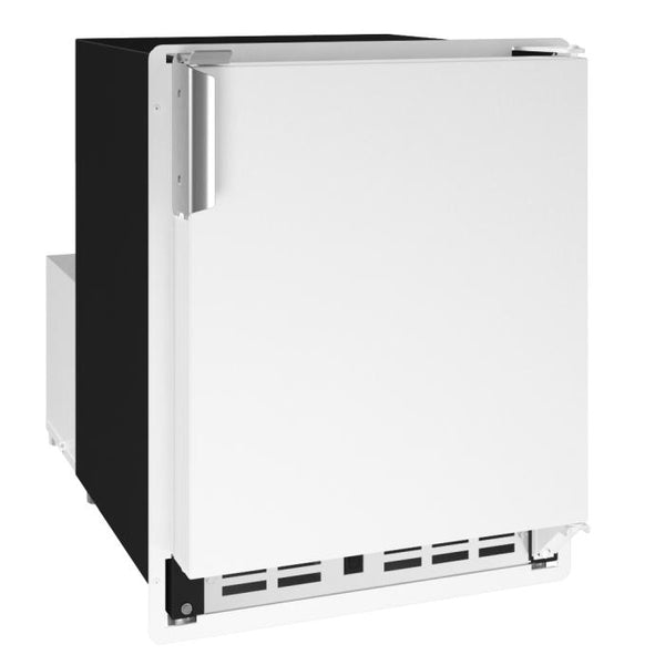 U-Line Marine Ice Flange To Cabinet 14" Reversible Hinge White Solid 230v