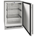U-Line Outdoor Convertible Freezer 24" Reversible Hinge Stainless Solid 115v