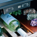 TrueFlame 24 Inch Outdoor Wine Cooler with Glass Door and Lock