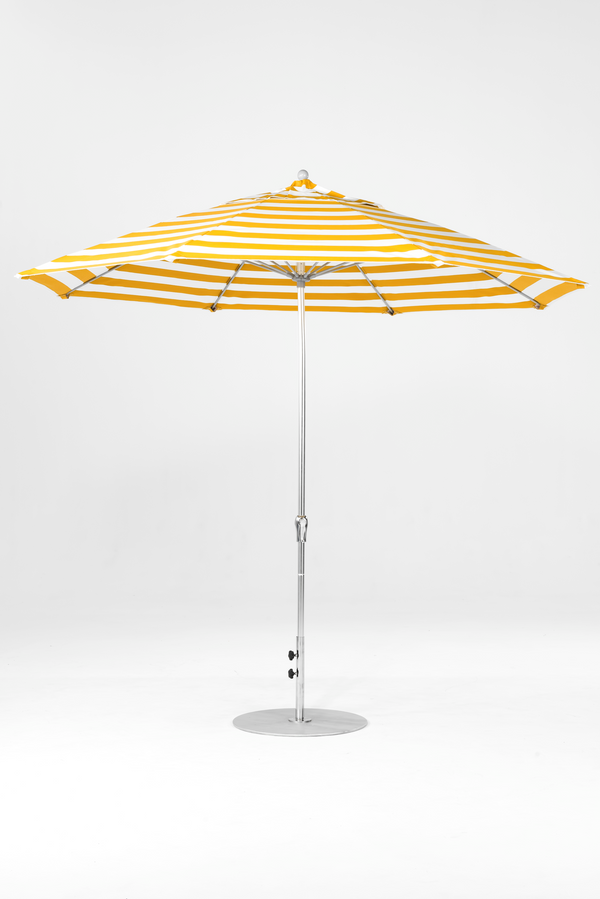 864FMC-055 Yellow Stripe-Brushed Silver