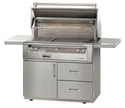 Alfresco ALXE 42-Inch Freestanding Gas Grill On Deluxe Cart