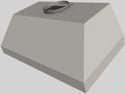 Vent A Hood 34 3/8 Inch 600 CFM Wall Mount Liner Insert