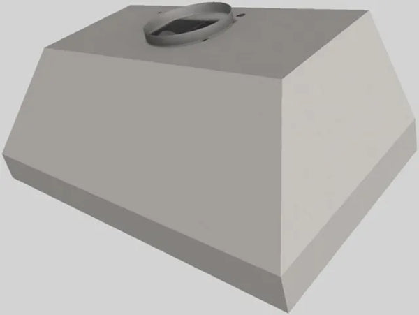 Vent A Hood 34 3/8 Inch 600 CFM Wall Mount Liner Insert