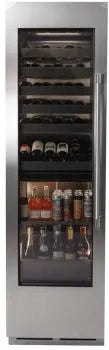 Perlick 24 Inch Column Beverage Dual Zone with Glass Door