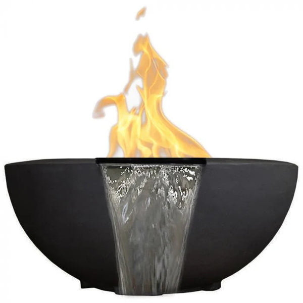 Prism Hardscapes Moderno 2 Fire Water Bowl with Match Lit