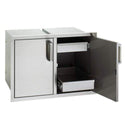 Fire Magic Premium Flush Double Doors with Two Dual Drawers