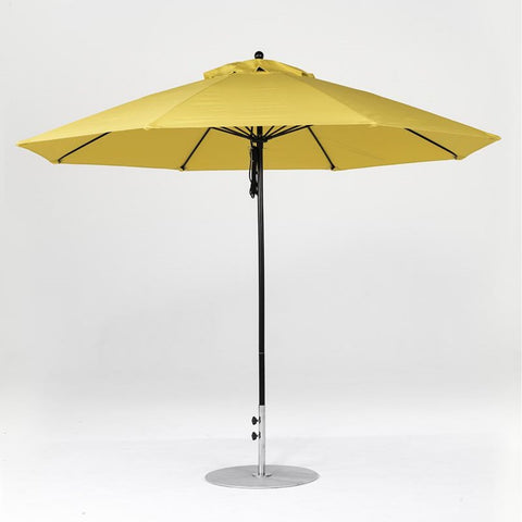 Frankford Quick Ship Monterey Market Fiberglass 11 Foot Wide Octagon Pulley Lift Umbrella