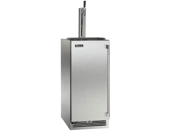 Perlick 15 Inch Outdoor Beer Dispenser with Solid Door