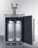 Summit 24 Inch Outdoor Rated Kegerator with Solid Door