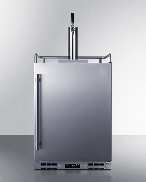 Summit 24 Inch Outdoor Kegerator with Solid Door