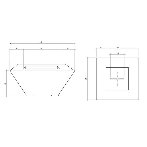 Prism Hardscapes Lombard Gas Fire Pit