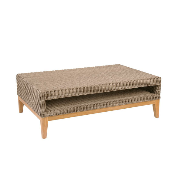 Kingsley Bate Frances 45 Inch Woven Rectangular Coffee Table